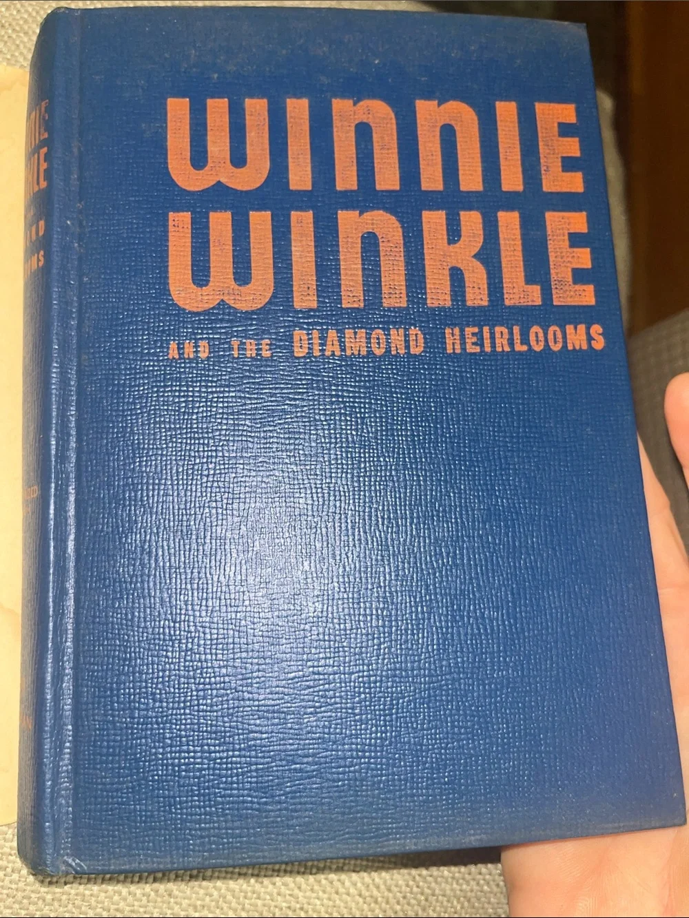 Winnie Winkle and the Diamond Heirlooms - Yellow Cover Collectible Book